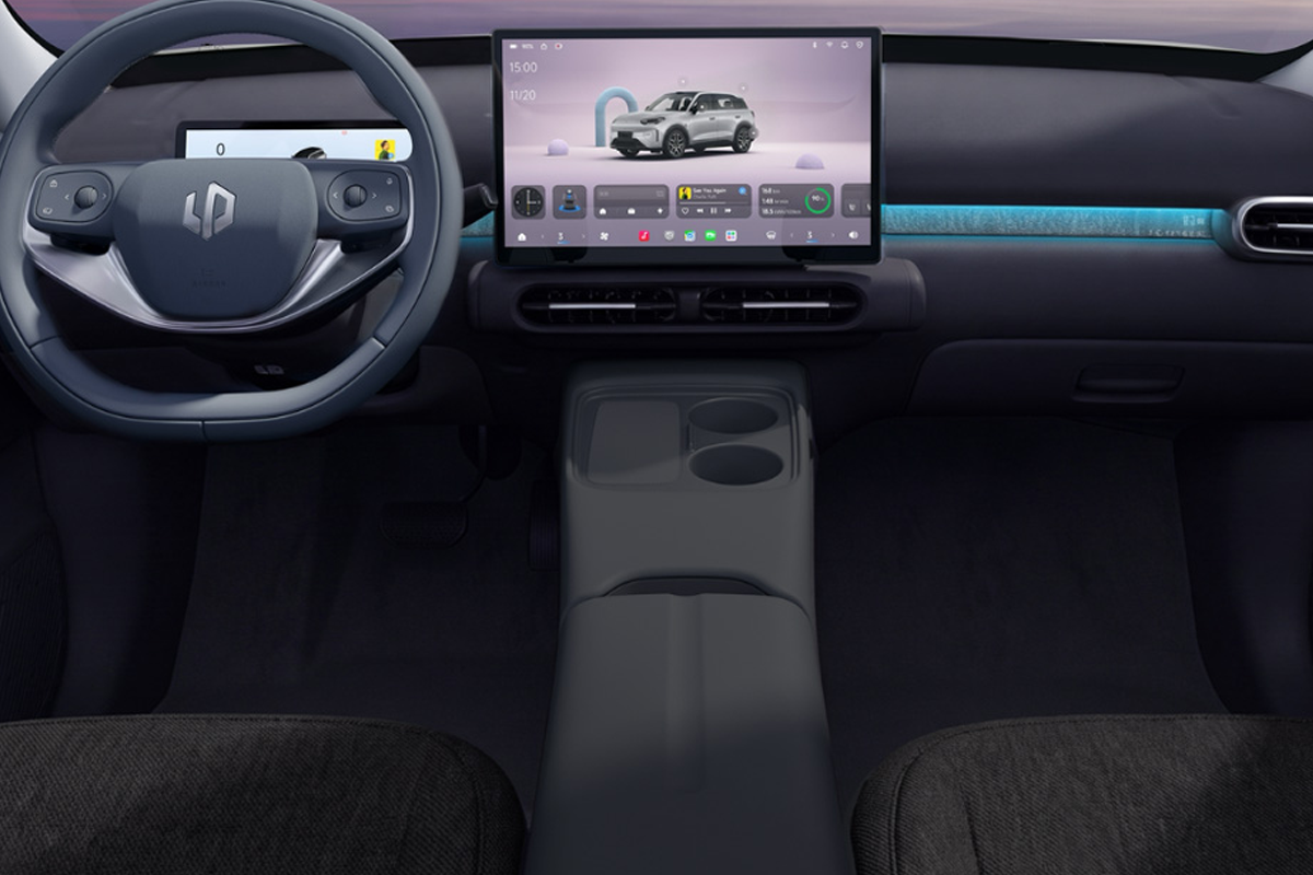 zu sehen: Leap Motor B03X Cockpit