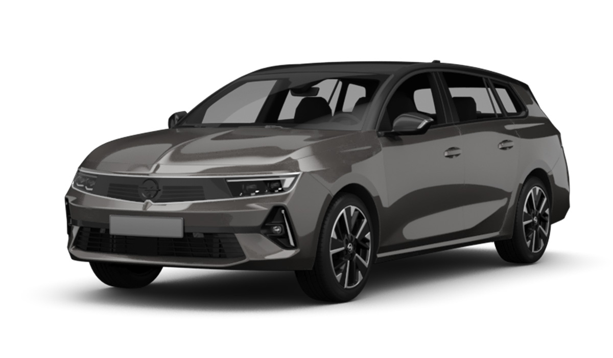 grauer opel astra