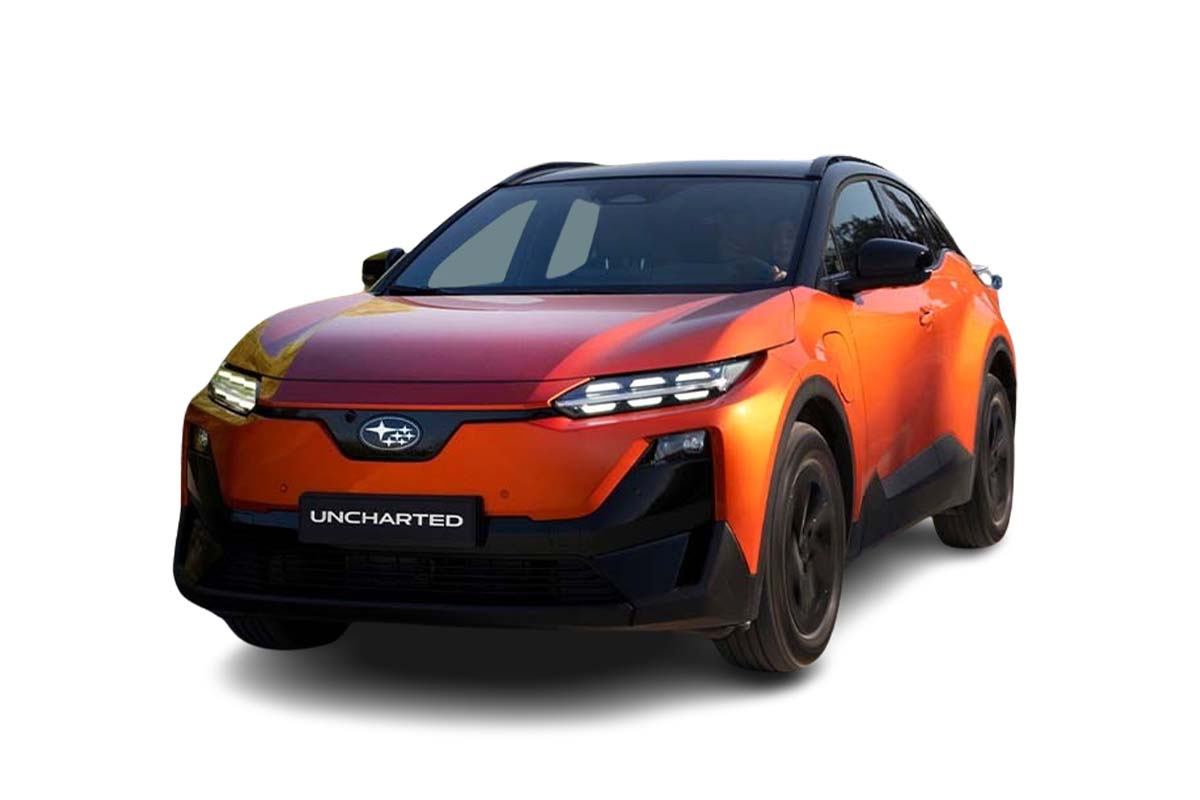 Orangener Subaru Uncharted